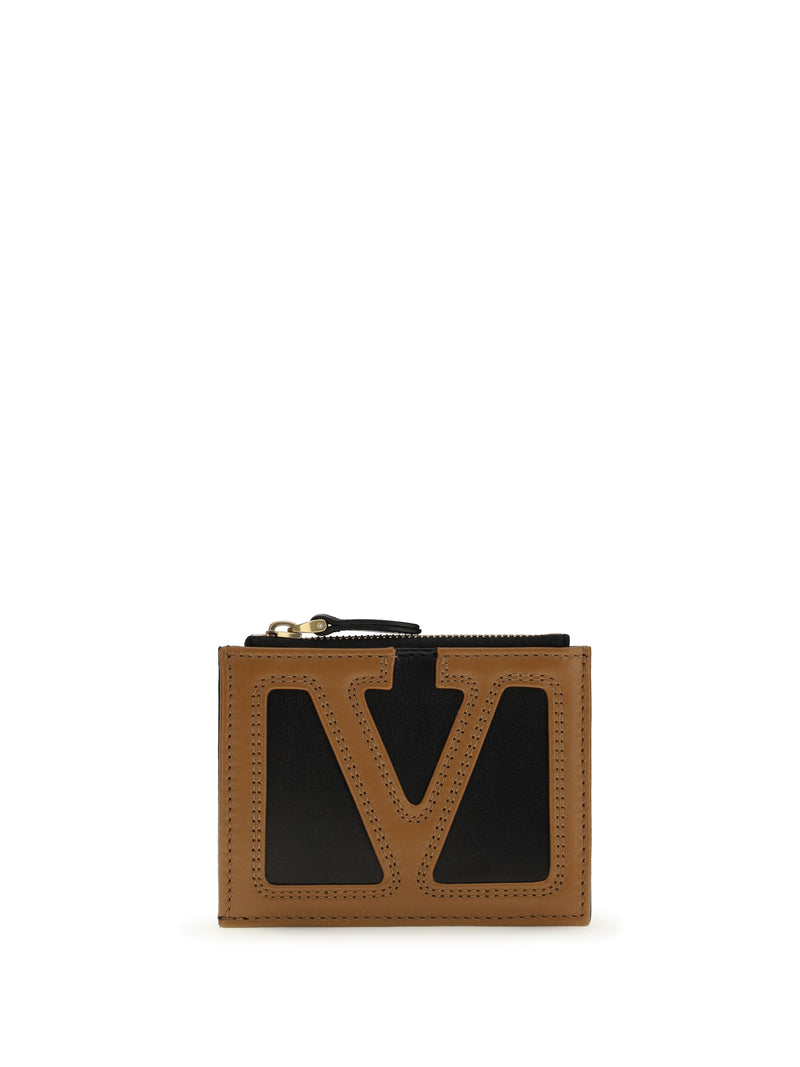 Valentino Garavani Valentino Garavani Viva Superstar Card Holder Nero/Spice - World Class Fashion