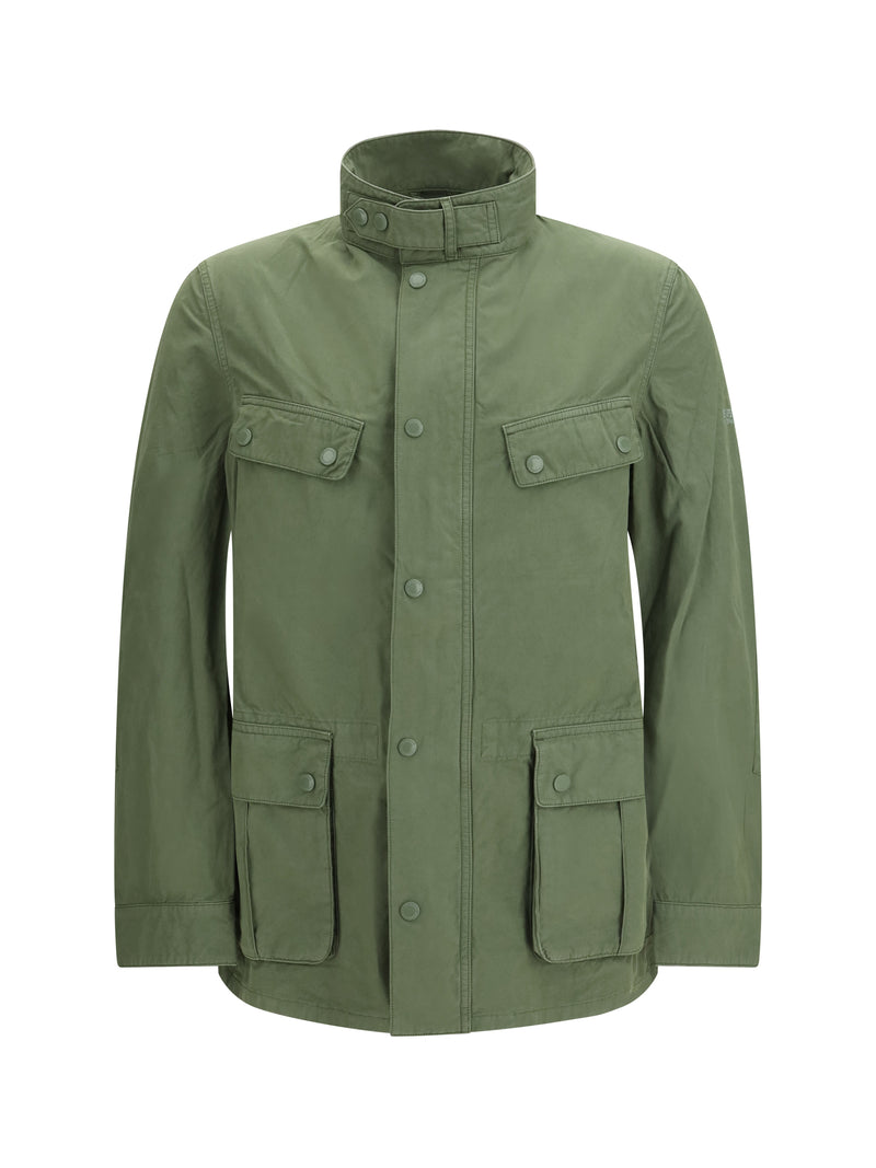 Barbour International Barbour International Garment Dyed Duke Jacket Burnt Olive - World Class Fashion