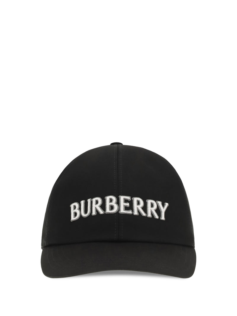 Burberry Burberry Logo Cotton Baseball Cap Black - World Class Fashion