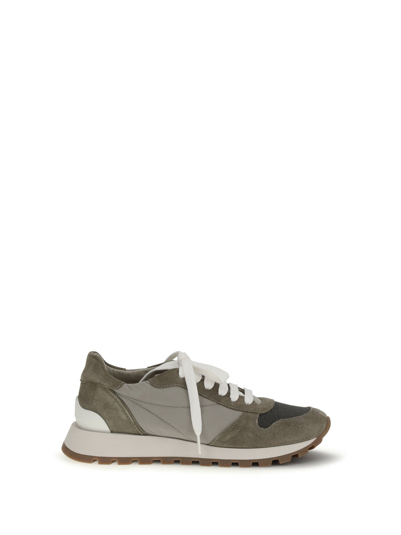 Brunello Cucinelli Brunello Cucinelli Runner Sneakers New Kaky - World Class Fashion
