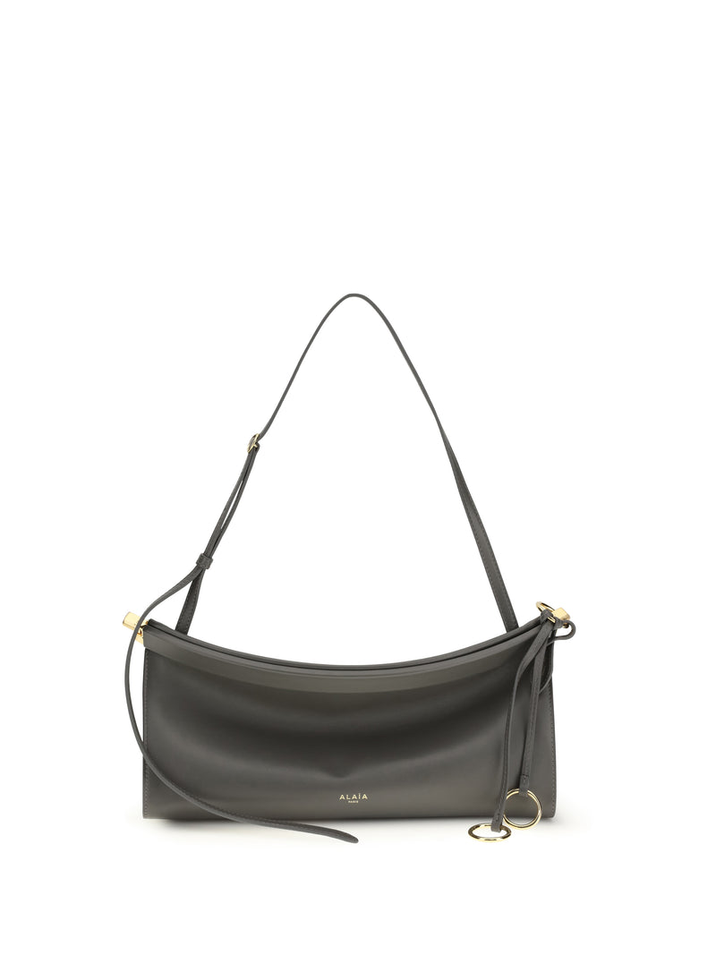 Alaia Alaïa Le Click West Medium Shoulder Bag Acier - World Class Fashion
