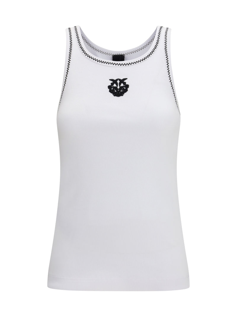 Pinko Pinko Bitetto Top Bianco/Nero - World Class Fashion