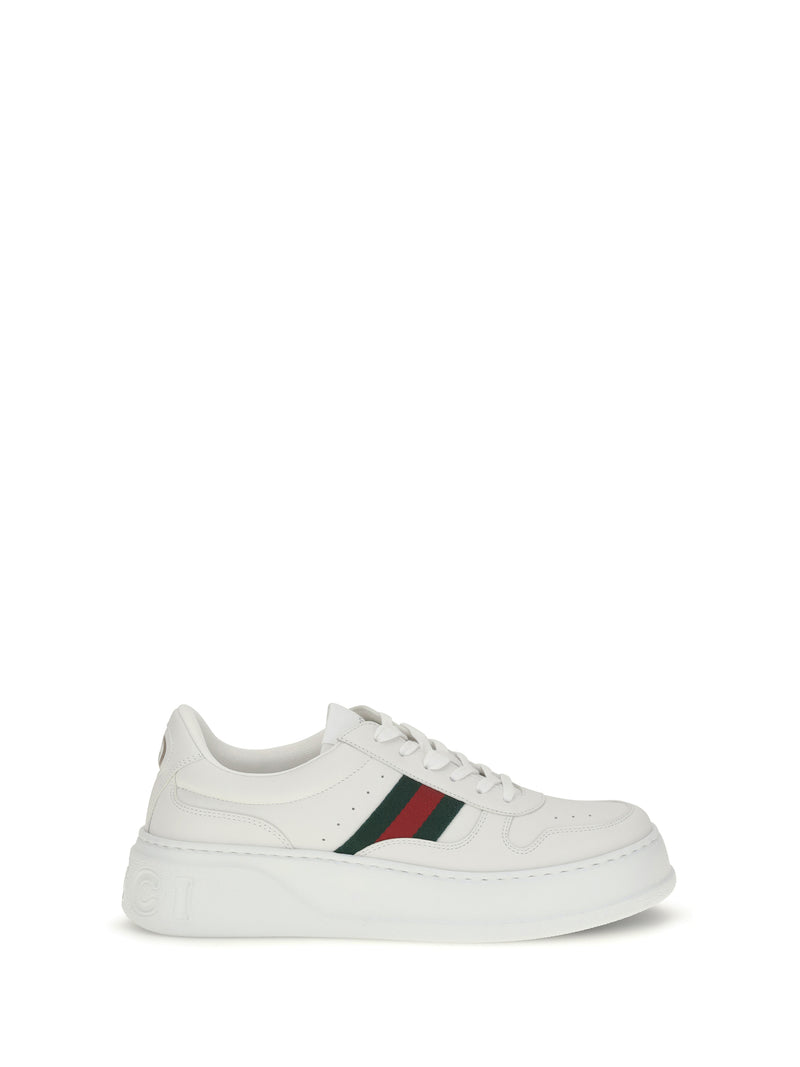 Gucci Gucci Oversized Sole Sneakers Green/White Men - World Class Fashion
