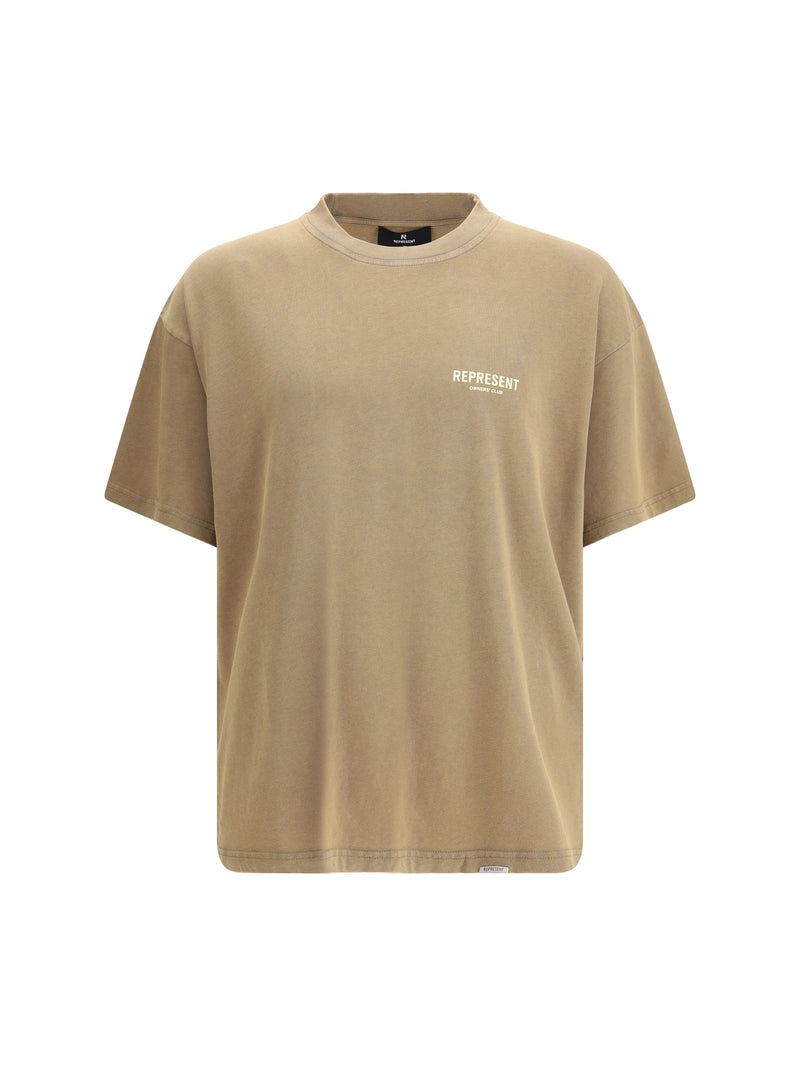 Represent Represent Cotton T-shirt Almond Men - World Class Fashion