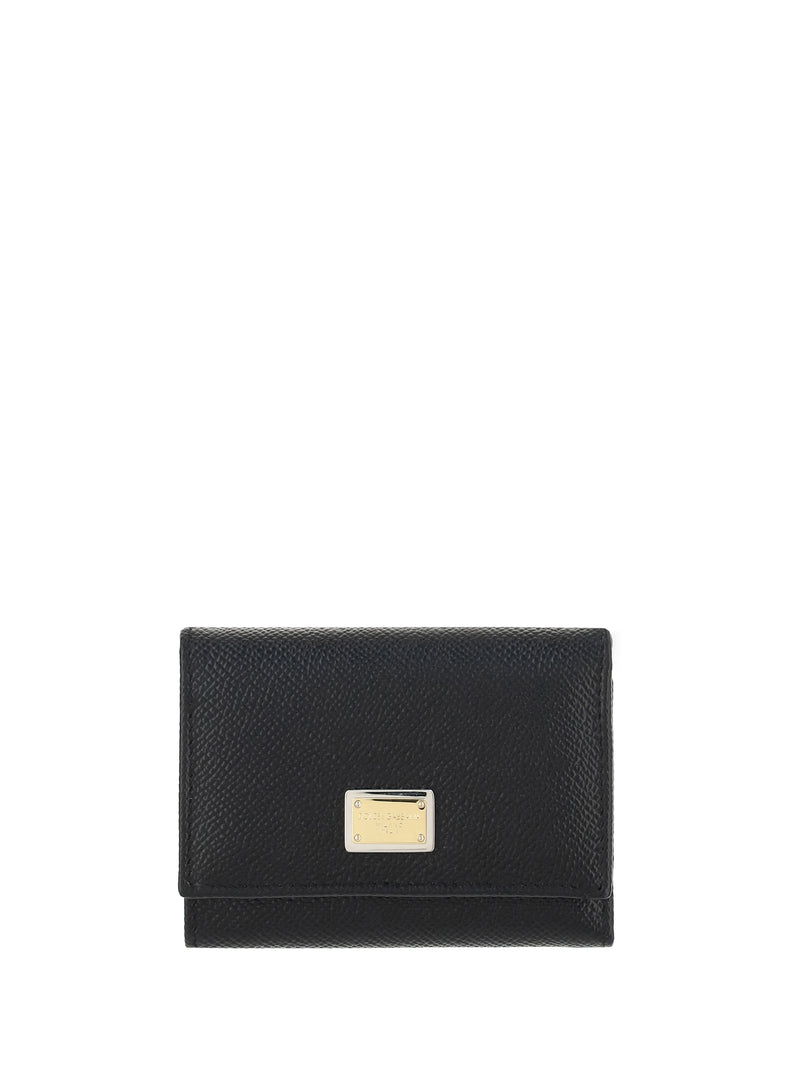 Dolce & Gabbana Dolce & Gabbana Leather Wallet Nero - World Class Fashion