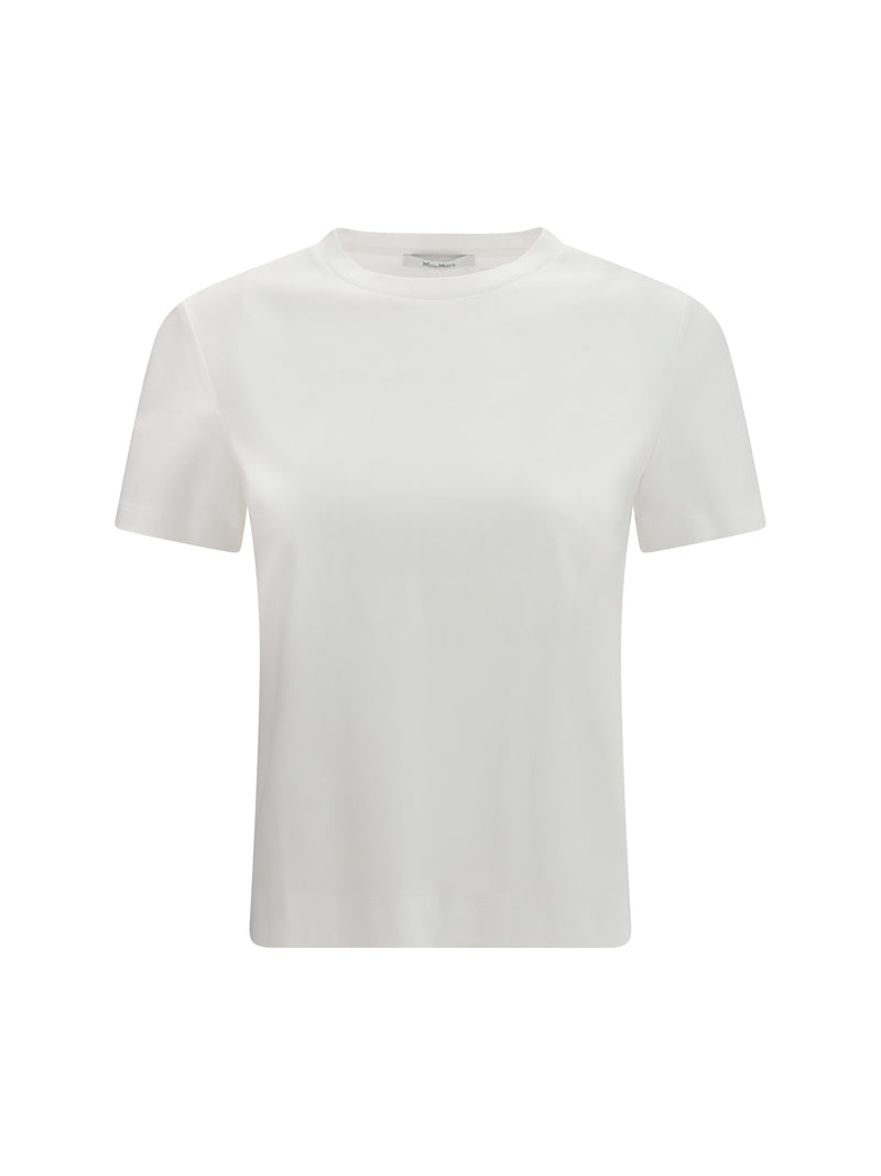Max Mara Pure Max Mara Pure Donata Cotton T-shirt Bianco Ottico - World Class Fashion