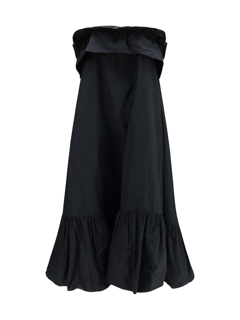 Saint Laurent Saint Laurent Sleeveless Country Dress Noir - World Class Fashion