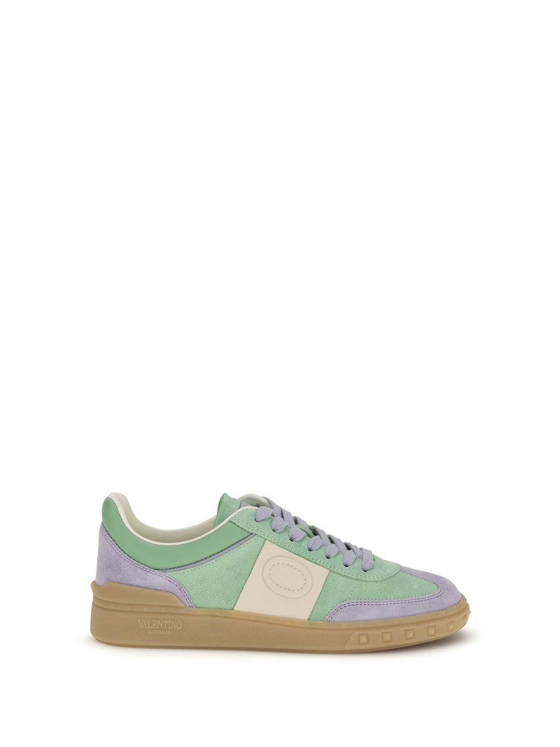 Valentino Garavani Valentino Garavani Upvillage Sneakers Soft Wisteria-Pistacchio Women - World Class Fashion