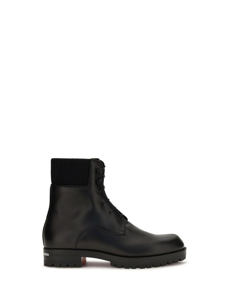 Christian Louboutin Christian Louboutin Trapman Tct 2 Leather Ankle Boots - World Class Fashion