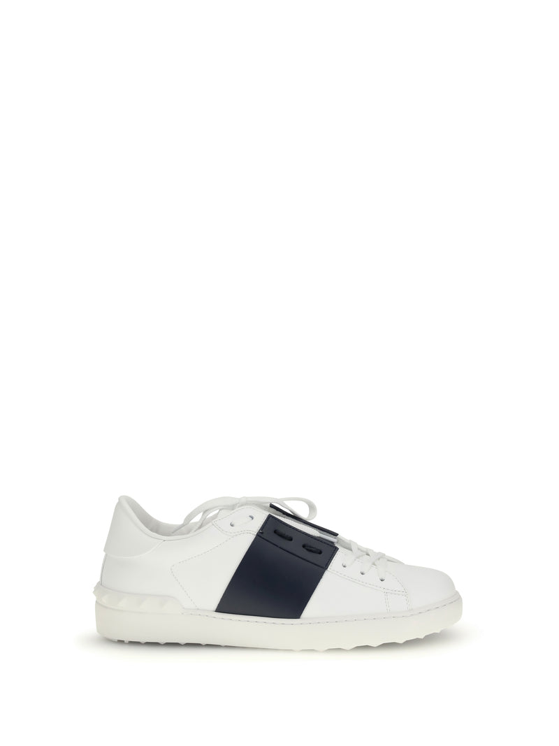 Valentino Garavani Valentino Garavani Open Sneakers Bianco/Marine Men - World Class Fashion