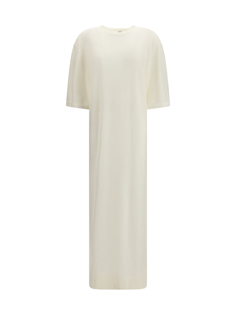 Toteme Vestido de camiseta de lana Toteme Crudo - World Class Fashion
