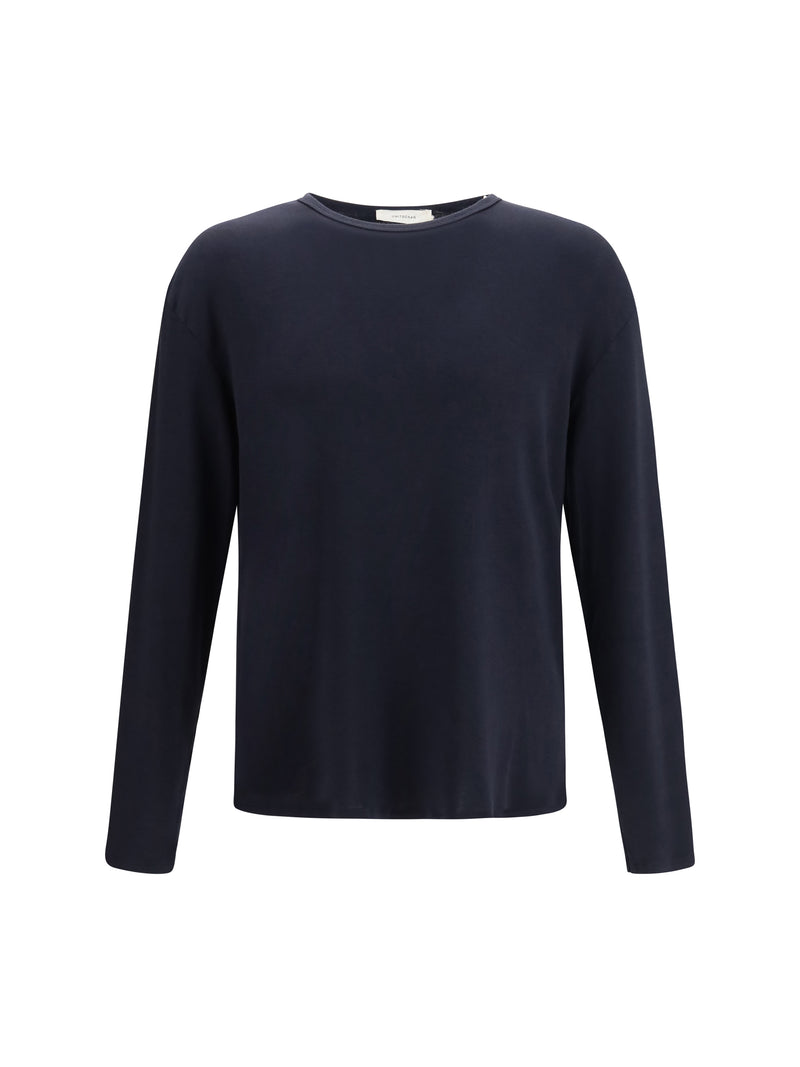 Umit Benan Umit Benan John Long-sleeve T-shirt Dark Navy - World Class Fashion