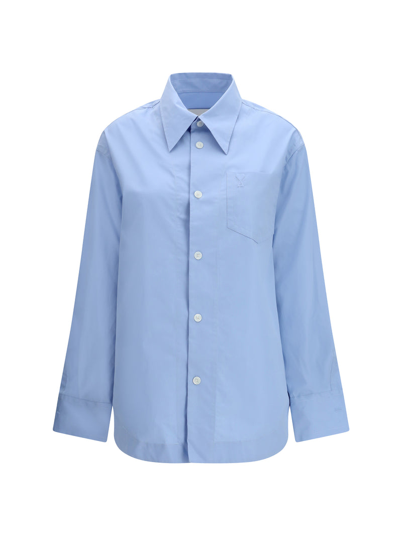 AMI Paris AMI Paris Camisa Ami De Coeur Azul Cachemira - World Class Fashion