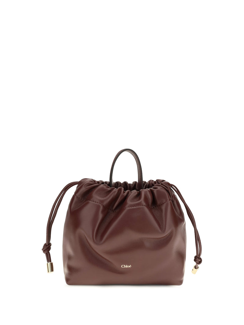 Chloe Chloé Icons Mini Shoulder Bag Bordeaux - World Class Fashion
