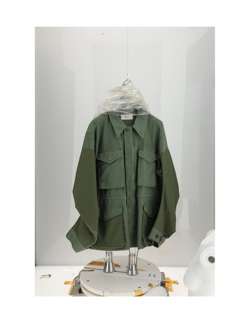 Celine Celine Cotton Parka Light Green Men - World Class Fashion