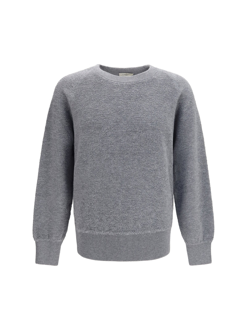Piacenza Cashmere Piacenza Cashmere Crewneck Sweater Gray Men - World Class Fashion
