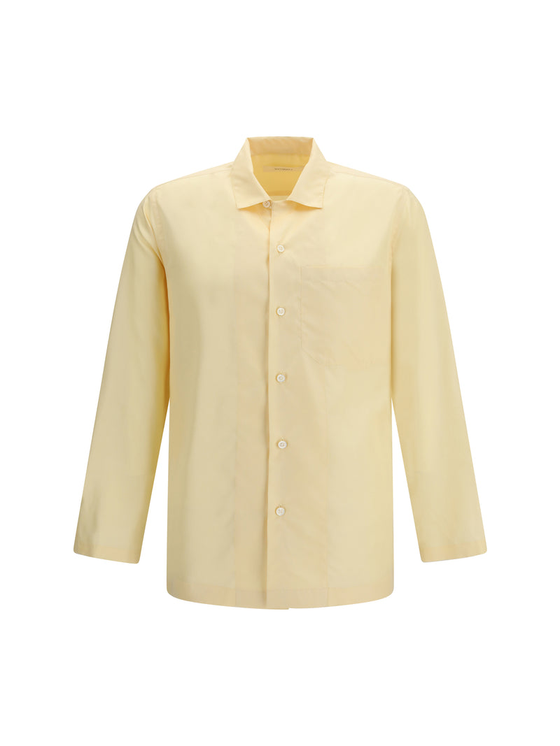Umit Benan Umit Benan Havana Silk Shirt Banana - World Class Fashion