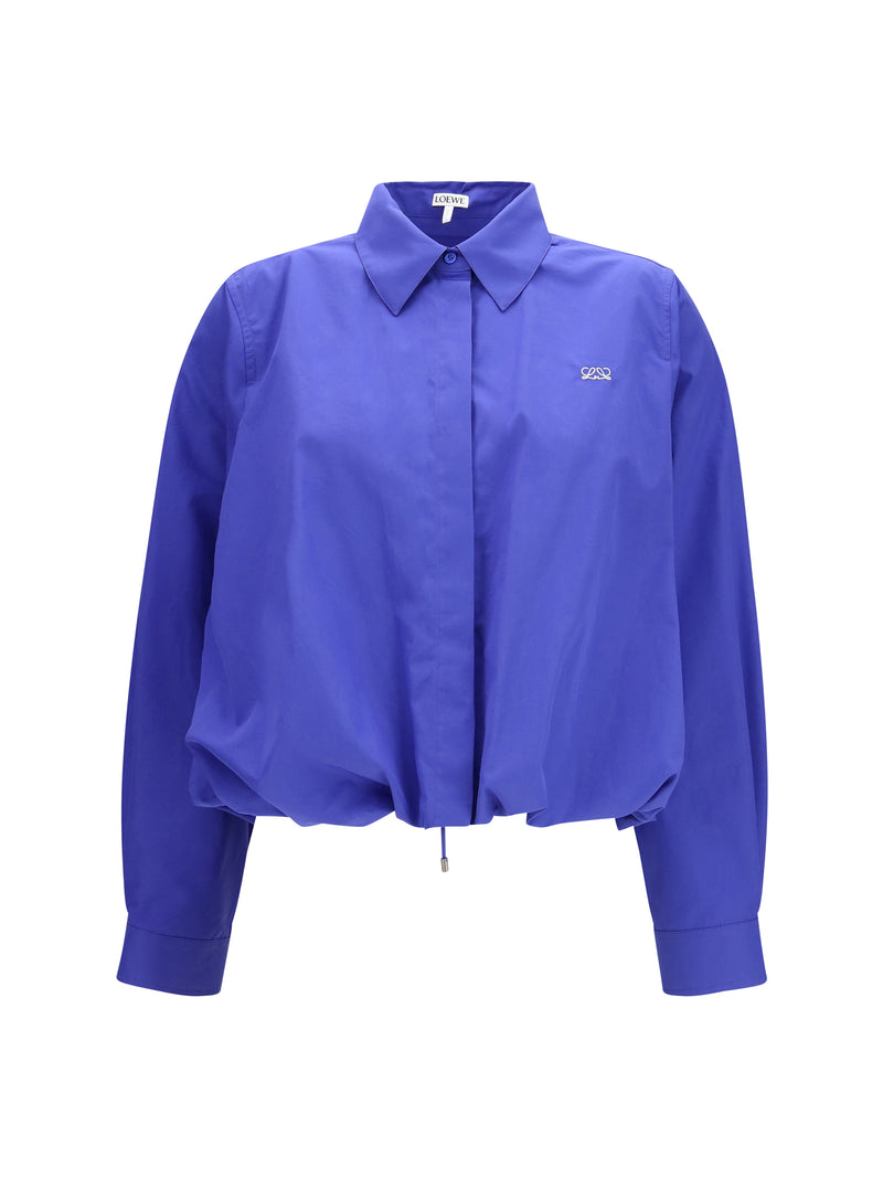 Loewe Loewe Cotton Shirt Blue Women - World Class Fashion