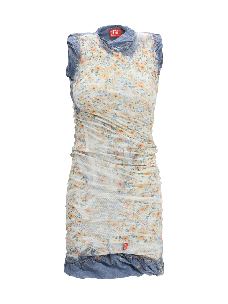 Diesel Vestido Diesel D-Ayana Multicolor para Mujer - World Class Fashion