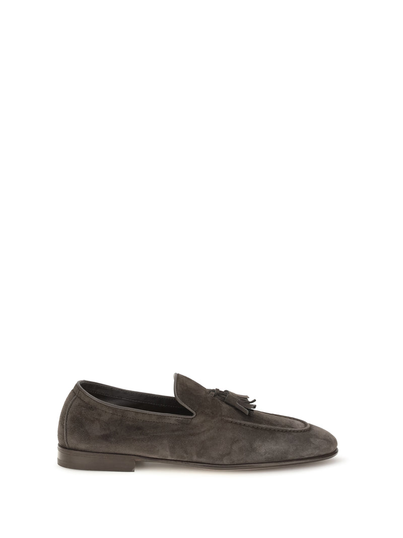 Brunello Cucinelli Brunello Cucinelli Soft Tassel Loafers In Suede Leather - World Class Fashion
