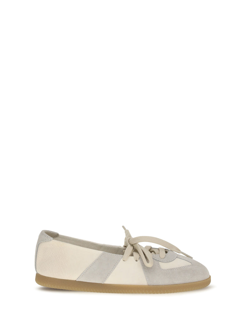 Margiela Margiela Lace-up Ballerinas Bleached Sand - World Class Fashion