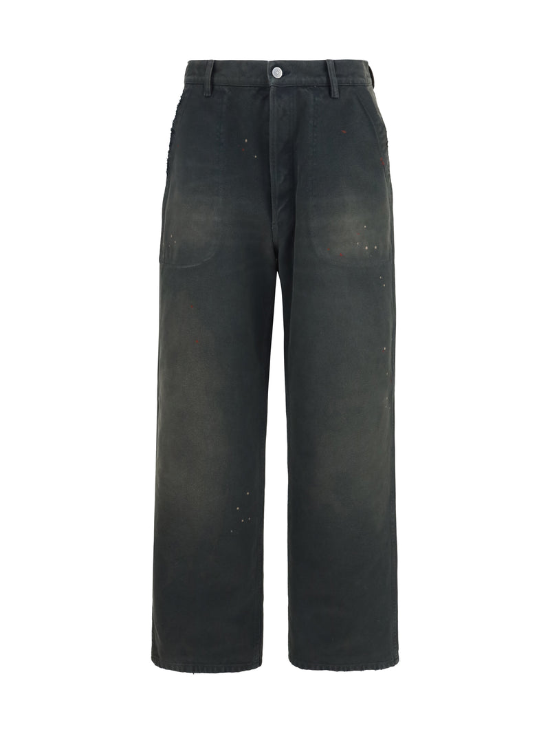 Margiela Margiela Double-dye Workwear Pants - World Class Fashion