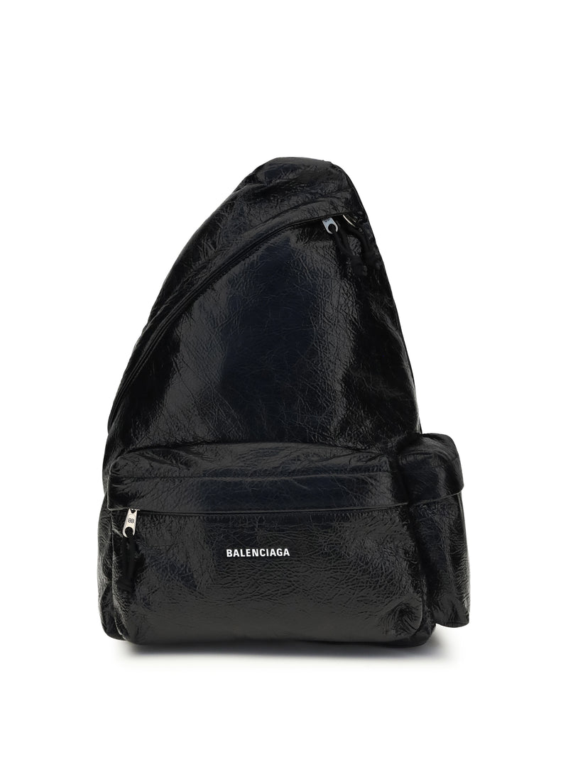 Balenciaga Balenciaga Explorer Asymmetric Backpack - World Class Fashion