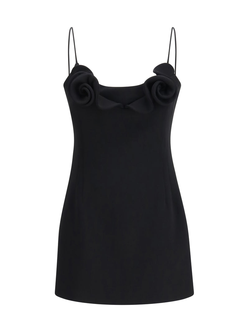 Magda Butrym Minivestido de mezcla de lana negro Magda Butrym - World Class Fashion