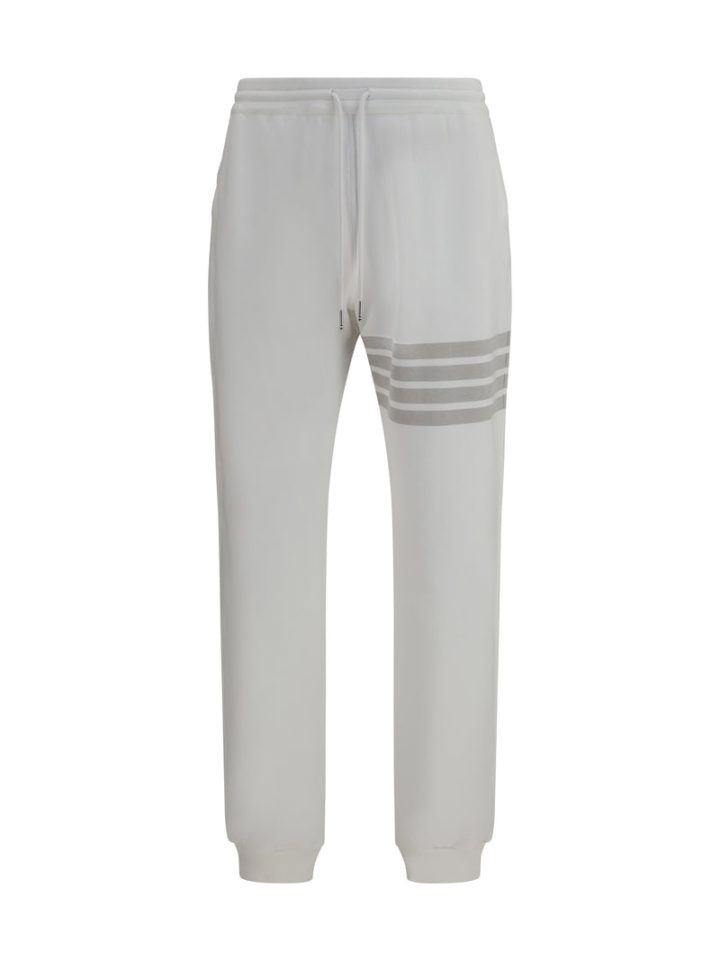 Thom Browne Thom Browne Cotton Sweatpants White Men - World Class Fashion