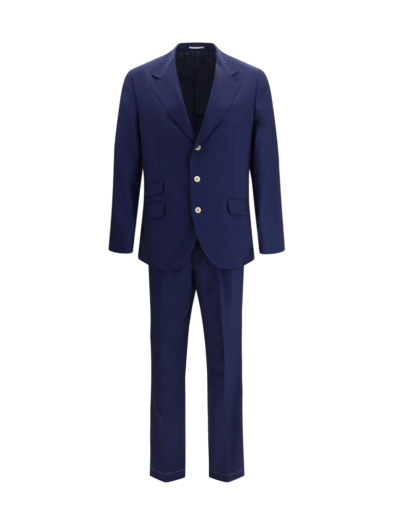 Brunello Cucinelli Brunello Cucinelli Single-breasted Suit Navy Men - World Class Fashion