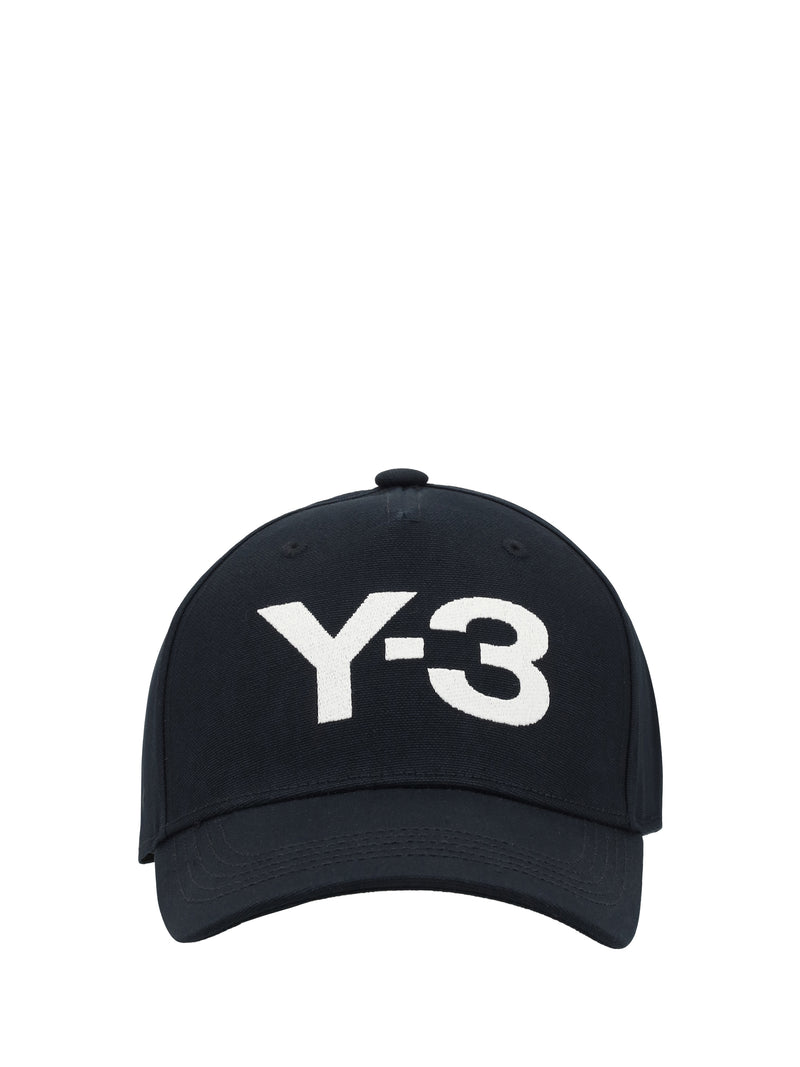 Y-3 Y-3 Logoed Baseball Hat Black/Talc - World Class Fashion