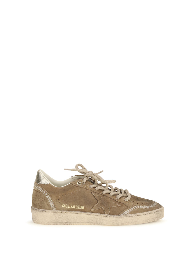 Golden Goose Zapatillas Golden Goose Ball Star Tabaco/Oro - World Class Fashion