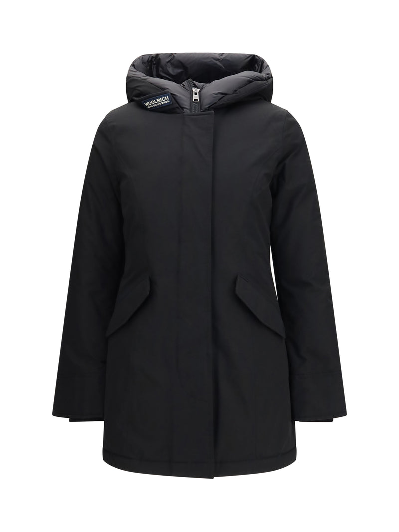 Woolrich Woolrich Hooded Padded Arctic Parka Black Women - World Class Fashion