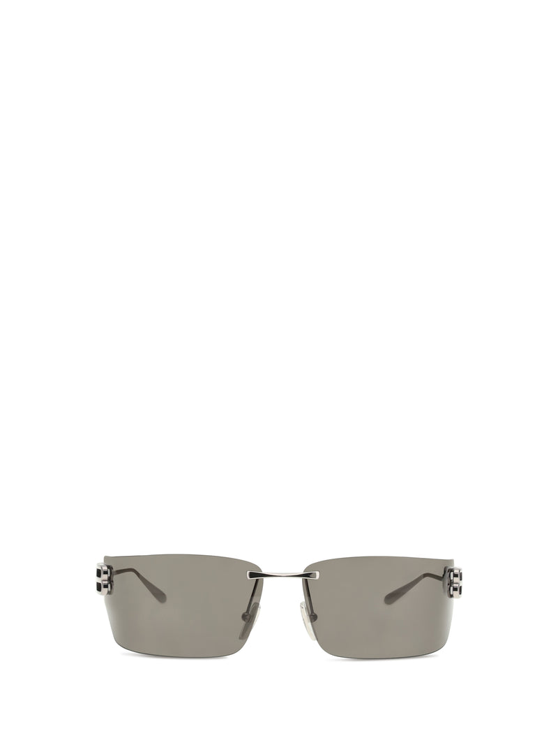 Balenciaga Balenciaga Square Sunglasses Silver/Black Women - World Class Fashion