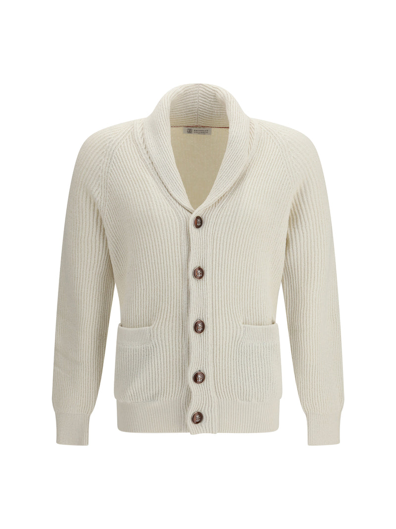 Brunello Cucinelli Brunello Cucinelli Ribbed Cardigan Panama Men - World Class Fashion