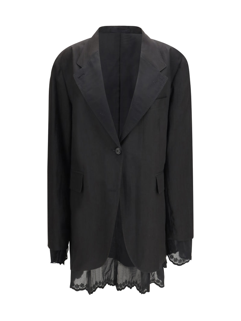Our Legacy Our Legacy Reversible Drip Blazer Soot Black - World Class Fashion