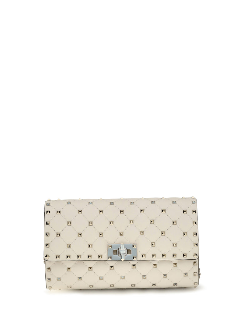Valentino Garavani Valentino Garavani Rockstud Spike Quilted Nappa Shoulder Bag - World Class Fashion