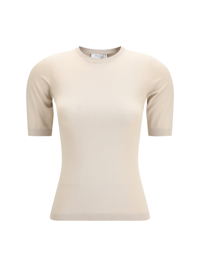 Max Mara Max Mara Ottano T-shirt Beige - World Class Fashion