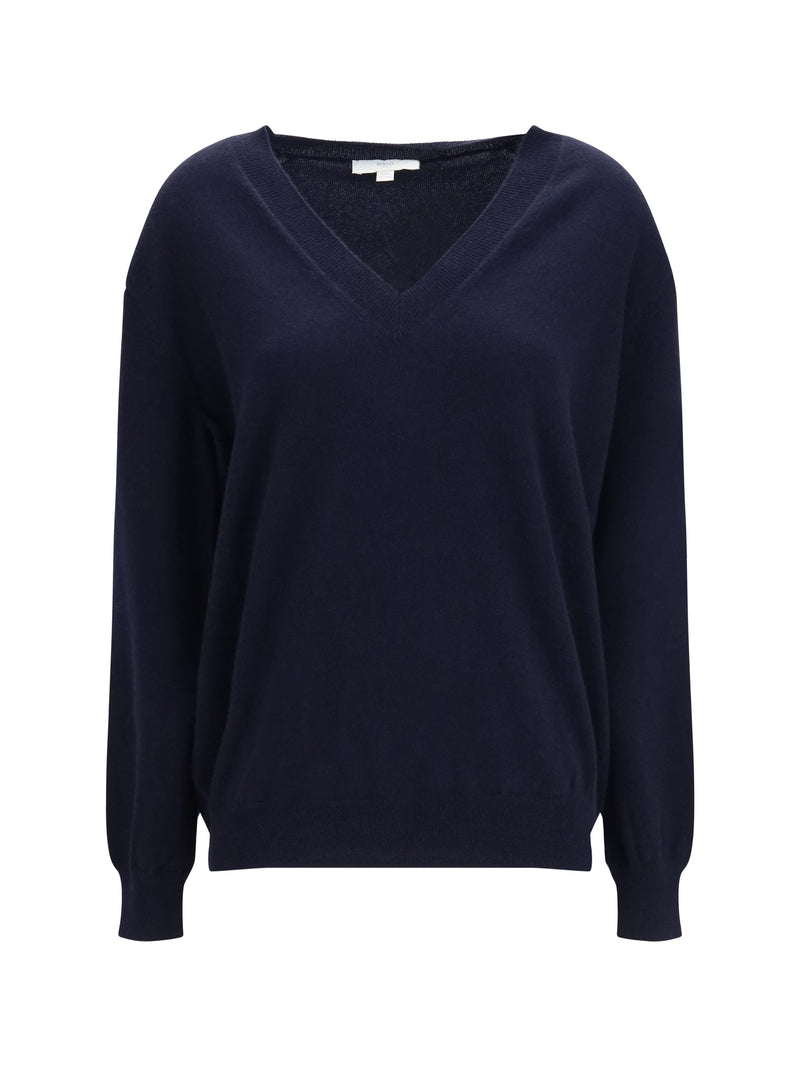 Malo Malo Cashmere V-neck Sweater Blue Women - World Class Fashion