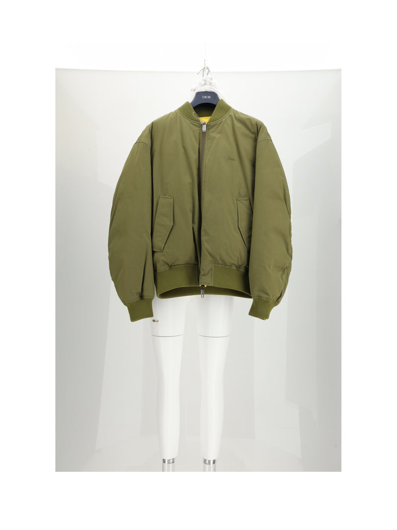 Dior Homme Dior Homme Dracula Must Buy Bomber Reversible Green - World Class Fashion