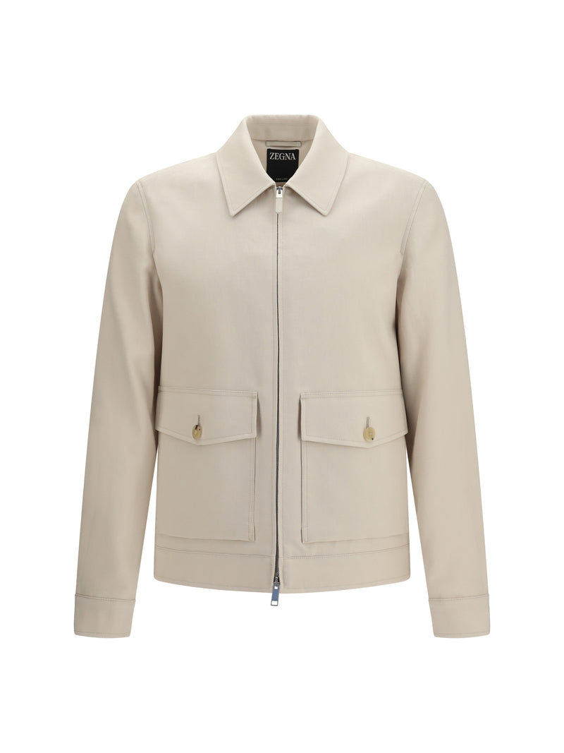Zegna Zegna Oasi Linen Jacket 001 - World Class Fashion
