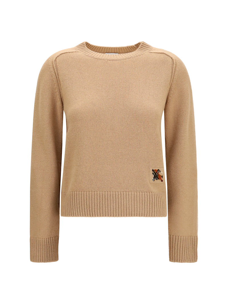 Burberry Burberry Wool and Cashmere Sweater Camel - World Class Fashion