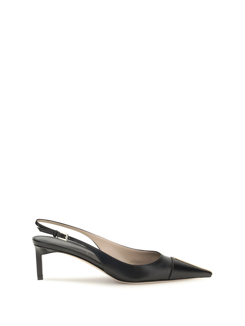 Tom Ford Tom Ford Leather Slingback Pumps - World Class Fashion