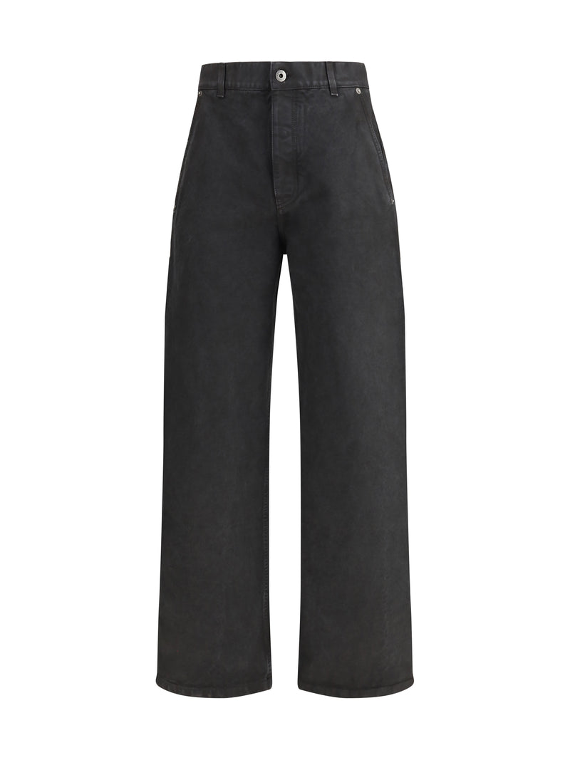Loewe Loewe Baggy Jeans Anthracite Men - World Class Fashion