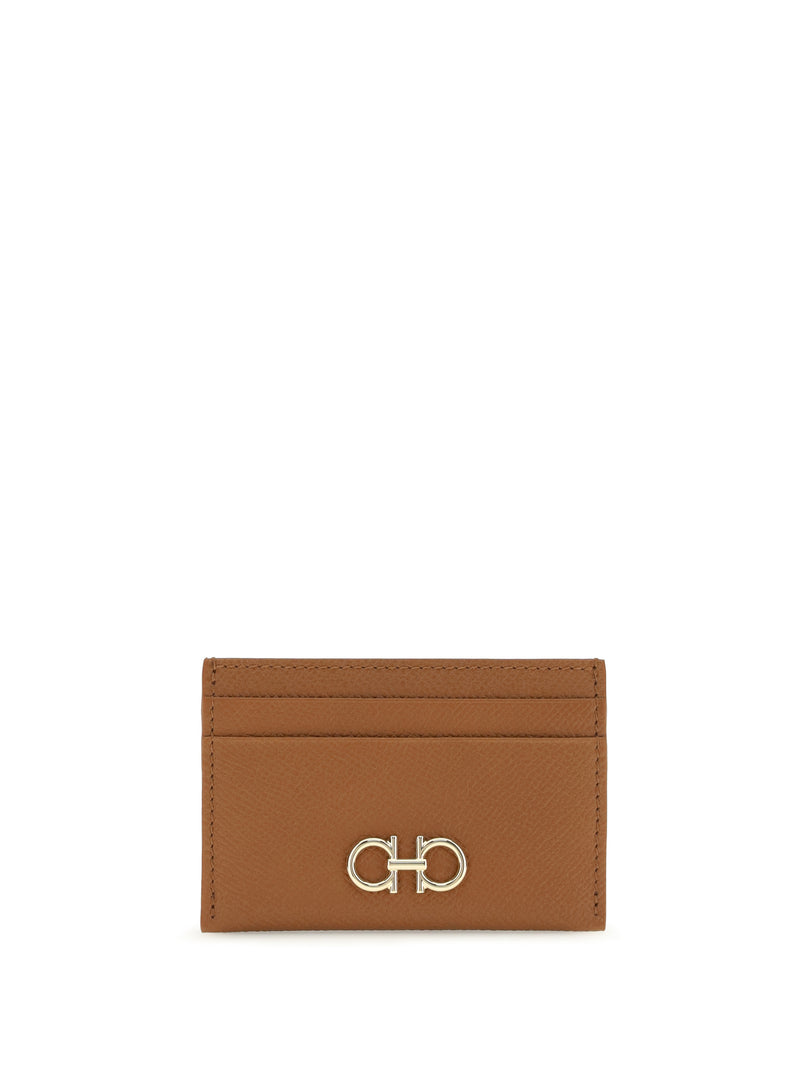 Ferragamo Ferragamo Gancini Card Holder Cowhide Women - World Class Fashion