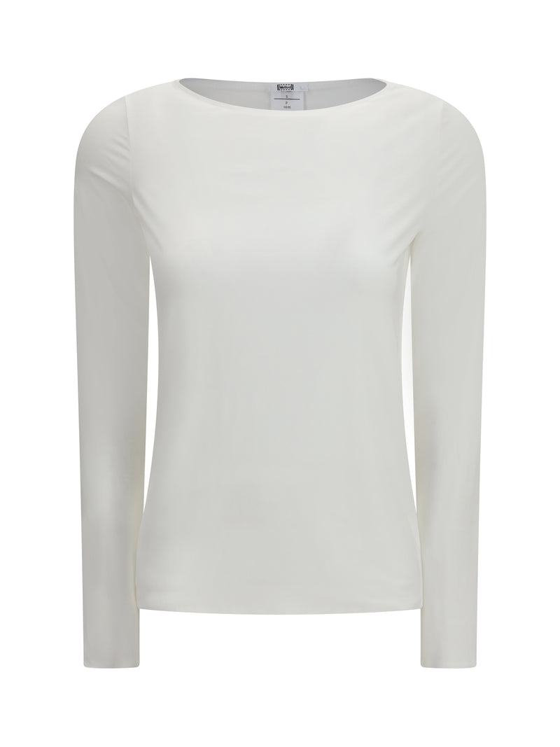 Wolford Wolford Pure Long-sleeve Top White Women - World Class Fashion