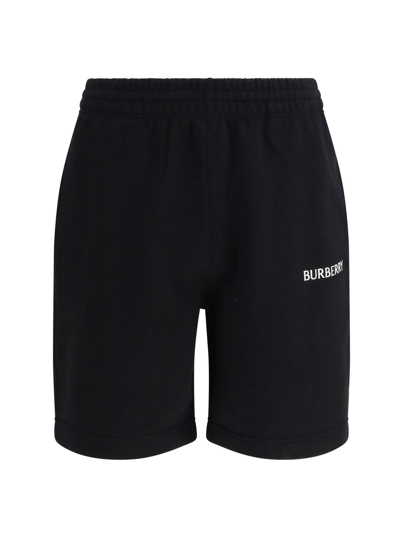 Burberry Burberry Cotton Sport Shorts Black - World Class Fashion