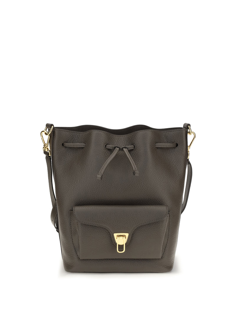 Coccinelle Coccinelle Beat Generation Bucket Bag Fango - World Class Fashion