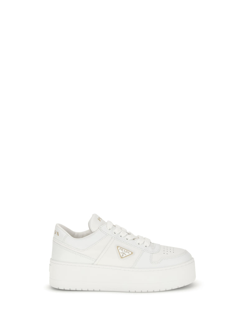 Prada Prada Downtown Bold Sneakers Bianco Women - World Class Fashion