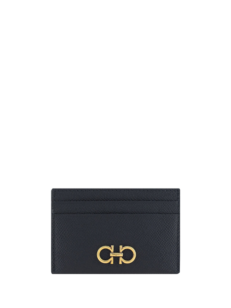 Ferragamo Ferragamo Gancini Card Holder Black Women - World Class Fashion